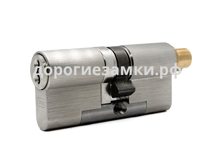 Цилиндр EVVA 3KS ключ-вертушка (размер 41x41 мм) - Латунь (3 ключа)