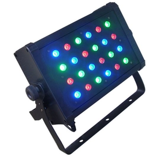 HIGHENDLED YHLL-008 LED Flood Light Панель светодиодная, 24 х 1W LED (8 красных, 8 зеленых, 8 синих), DMX