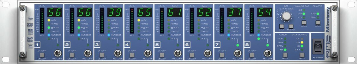 RME Micstasy микрофонно-инструментальный предусилитель