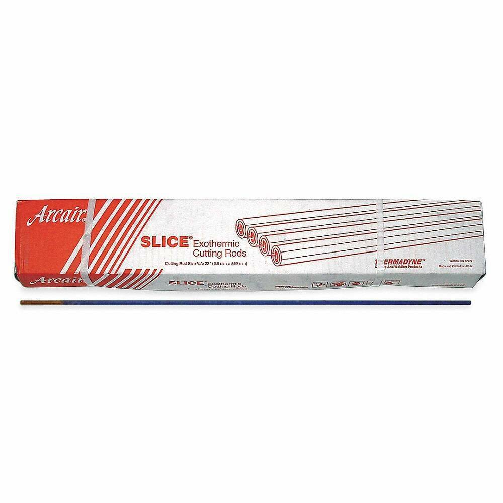 Стержни для экзотермической резки ESAB ArcAir Slice Exothermic Cutting Rods, Flux Coated ф 10,0 мм х 457 мм (50шт)