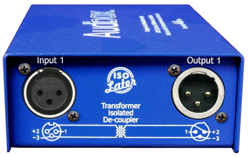 ARX ISOLater Пассивная одноканальная трансформаторная развязка балансного сигнала, разъемы XLR