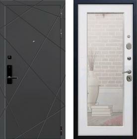 Дверь входная (стальная, металлическая) Баяр 1 Пастораль quot;Белый ясеньquot; с биометрическим замком (электронный, отпирание по отпечатку пальца)