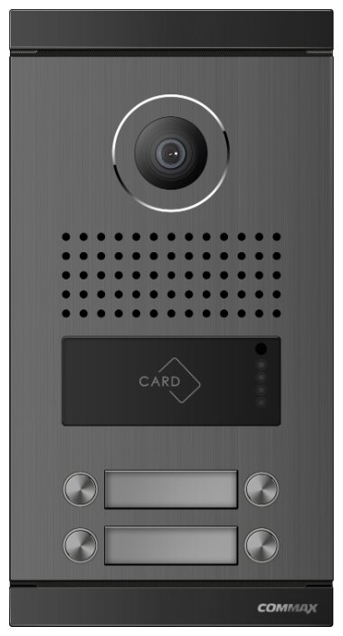 Вызывная (звонковая) панель на дверь COMMAX DRC-4ML/RF1 серый