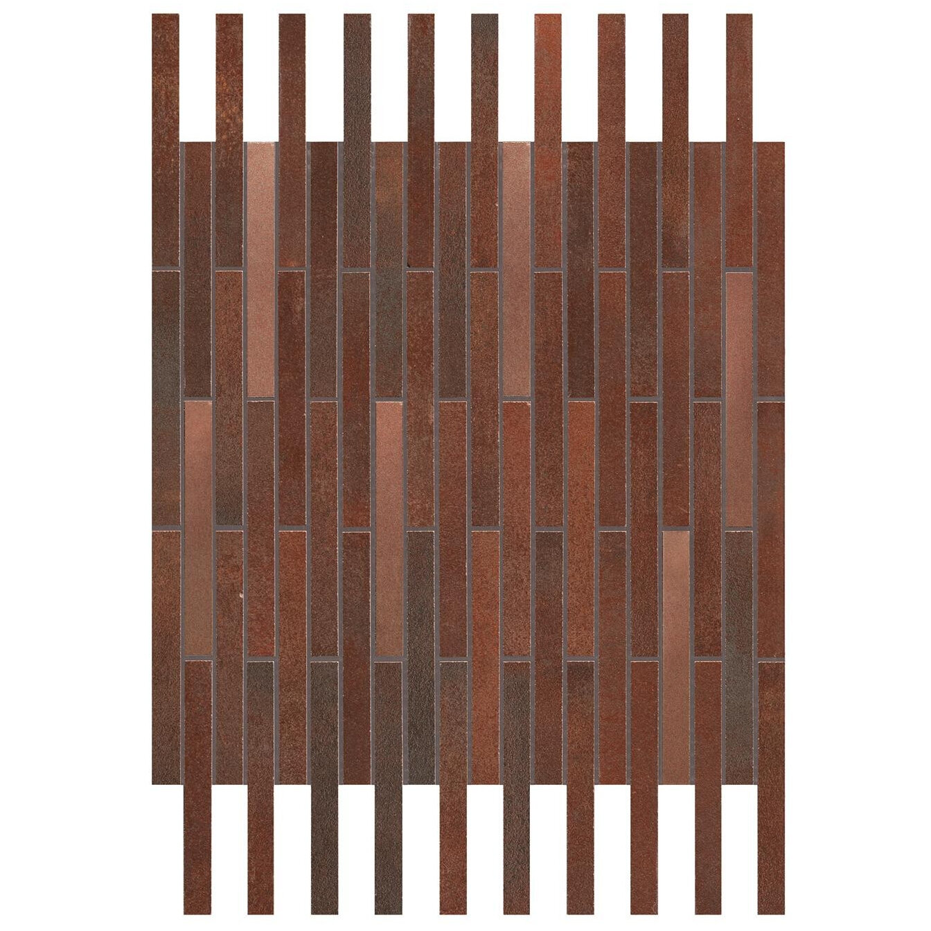 Мозаика Atlas Concorde Blaze Corten Mosaico Twin 36,1x29,4, м²