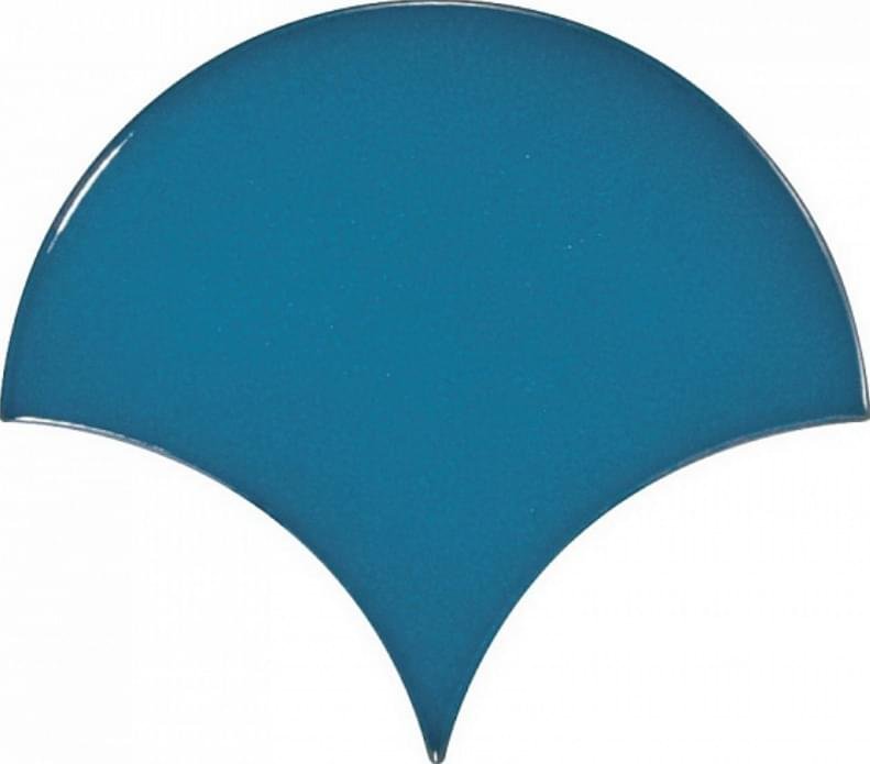 Керамическая плитка Equipe Scale Fan Electric Blue 10.6x12