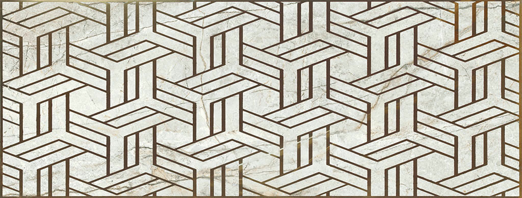 Декор настенный Fanal Dec Essence Ivory Grafic Nplus 44.5x118.2 1182x445 мм (Керамическая плитка для ванной)