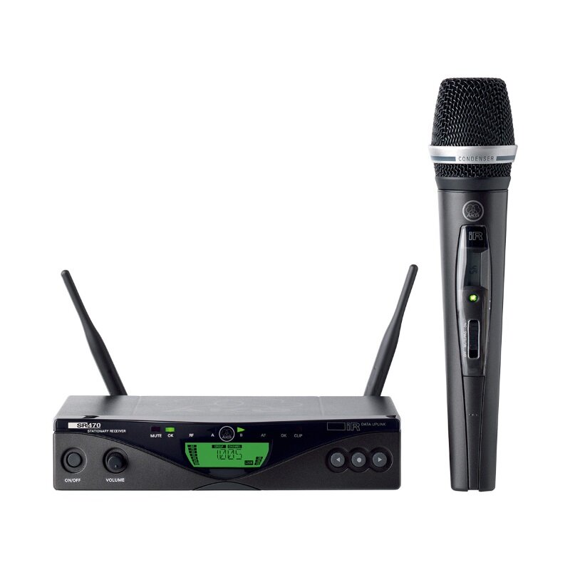 Радиосистемы с ручным микрофоном AKG WMS470 C5 SET BD9 (600.1-630.5МГц) с приёмником SR