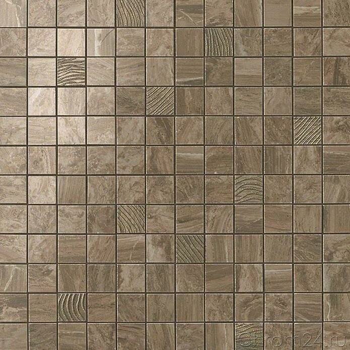 Atlas Concorde Russia Supernova Marble Woodstone Taupe Mosaic керамическая плитка (30,5 x 30,5 см) (600110000067)