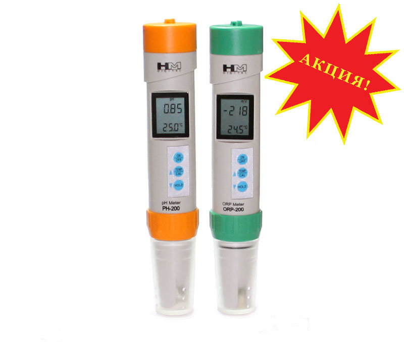HM Digital Набор профессиональных приборов для измерения pH, ОВП и температуры жидких сред PHORP