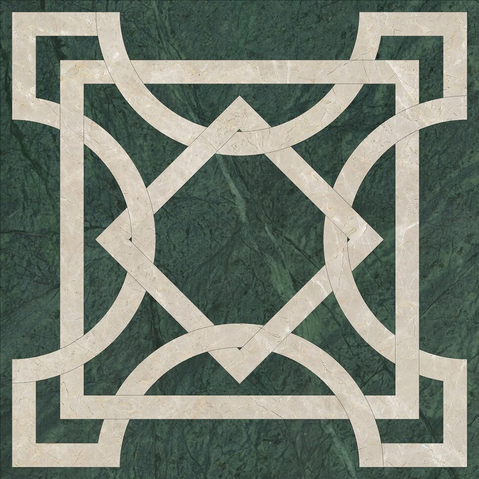 Керамогранит Marmocer Classic Magic Tile PJG-CLASSIC32 Brandenburg Green 60x60