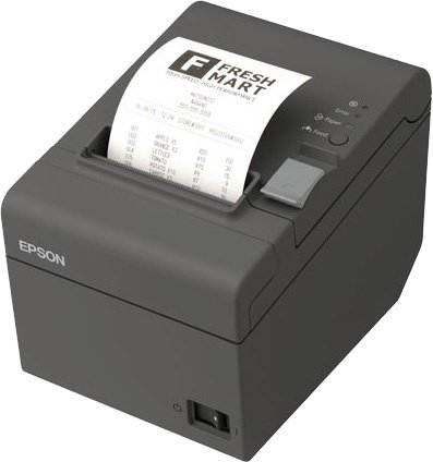 Принтер Epson TM-T20II Ethernet, USB C31CD52007 (замена C31CD52003), темно-серый