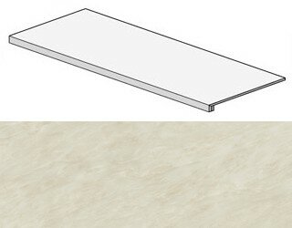 Ступень AFCN Marvel Edge Imperial White Scalino Lap. 33x90 Atlas Concorde Italy