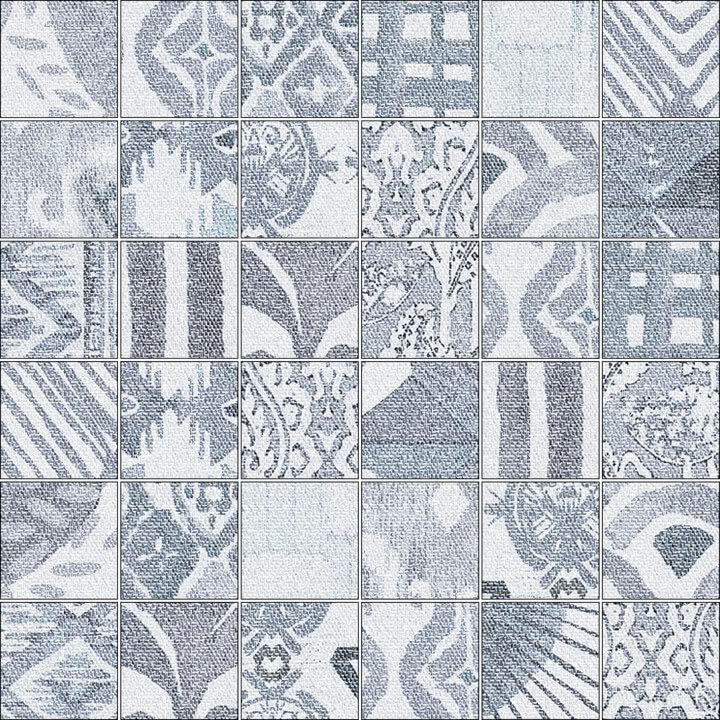 Мозаика облицовочная керамогранит Aparici Tex Tex Grey Pattern Nat. Mosaico 5x5 ( м2)