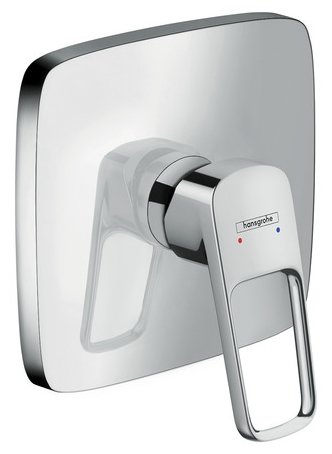 Смеситель для душа hansgrohe Logis Loop 71267000 + 01800180 однорычажный