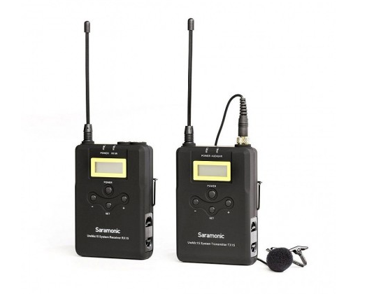 Беспроводная микрофонная система радиопетличка Saramonic UwMic15 (RX15+TX15)