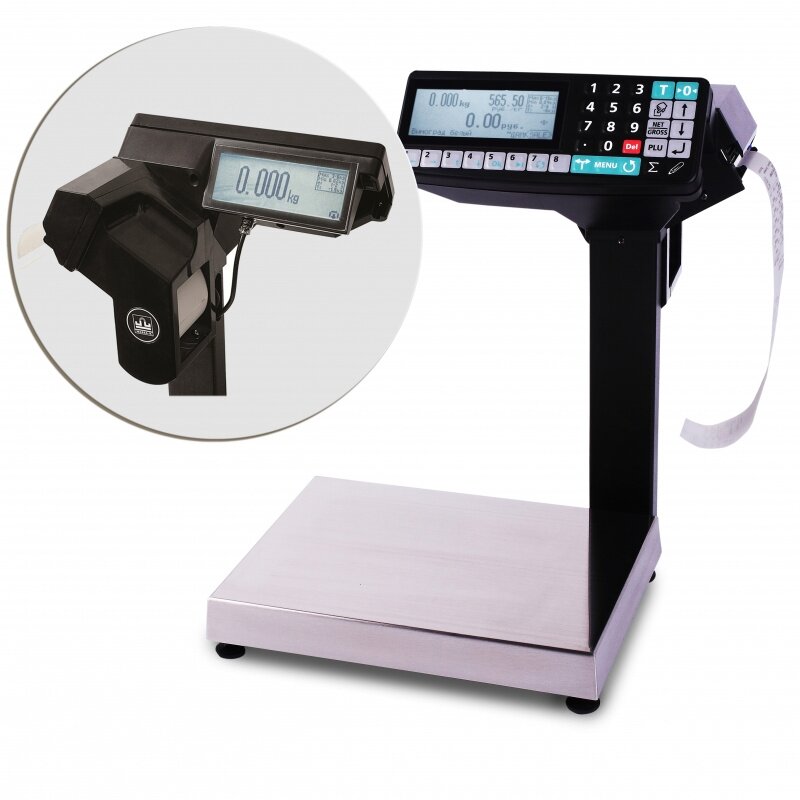Весы-регистратор с печатью этикетки МАССА-К Масса МК-6.2-R2P-10