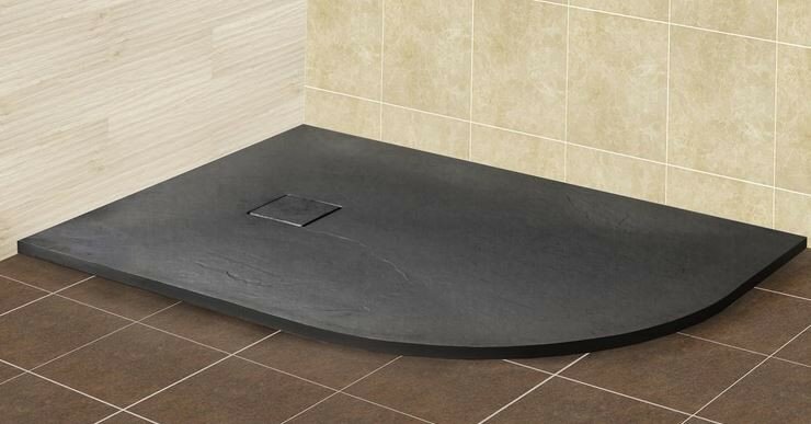 Поддон RGW Stone Tray ST/AL-0129G 120*90 черный