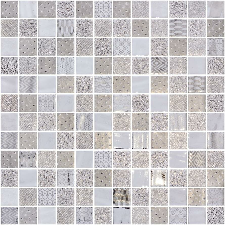 Мозаика Onix Mosaico Vulcano Sense Silver 31.1x31.1