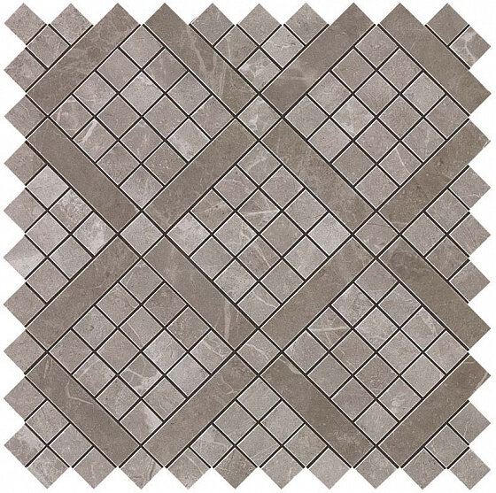 Керамическая мозаика Atlas Concorde Marvel Pro 9MVD Мозаика Grey Fleury Diagonal Mosaic 30,5х30,5 (м2)