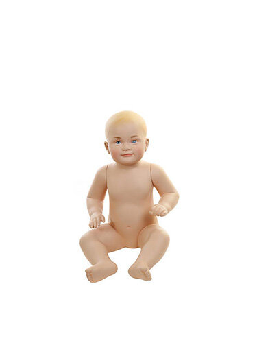 Манекен детский малыш телесный сидячий скульптурный Baby 2
