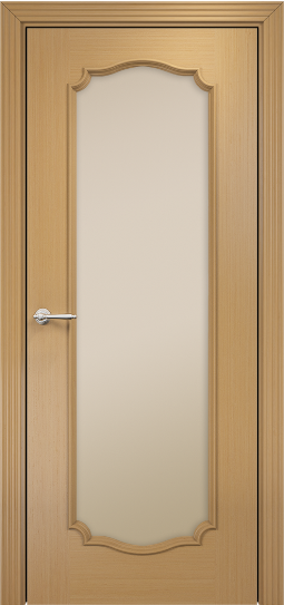 Дверь Оникс модель Венеция 2 Цвет:Анегри Остекление:Сатинат бронза