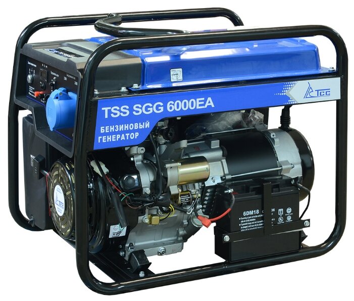 Бензиновый генератор ТСС SGG-6000 EA (6000 Вт)