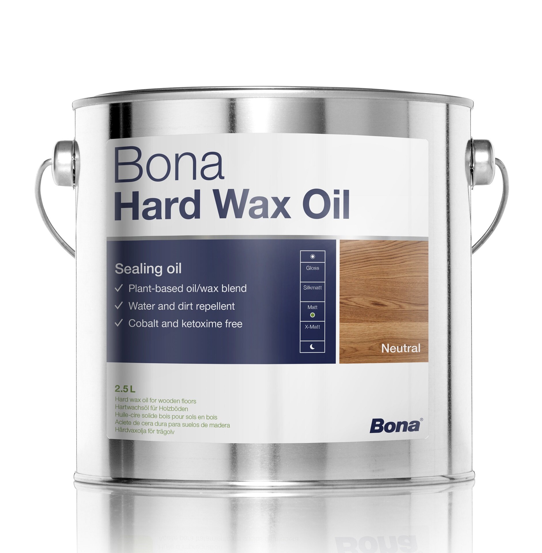 Масло + воск Bona Hard Wax Oil 2.5л