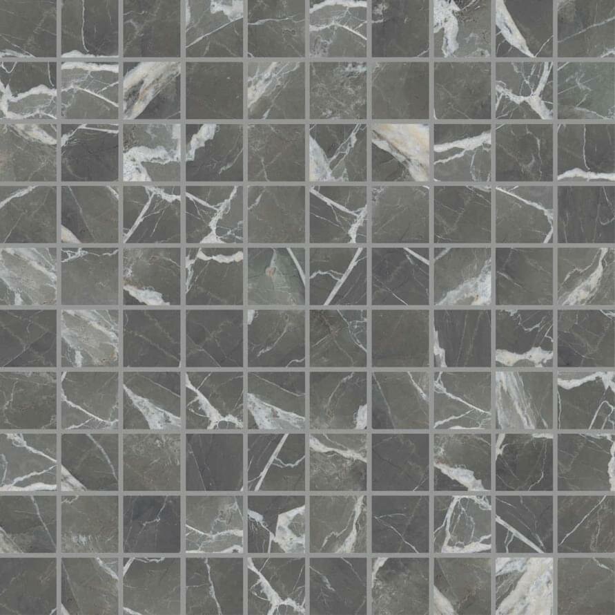 Мозаика Casa Dolce Casa Stones And More Calacatta Black Glossy Mosaico 3x3 30x30