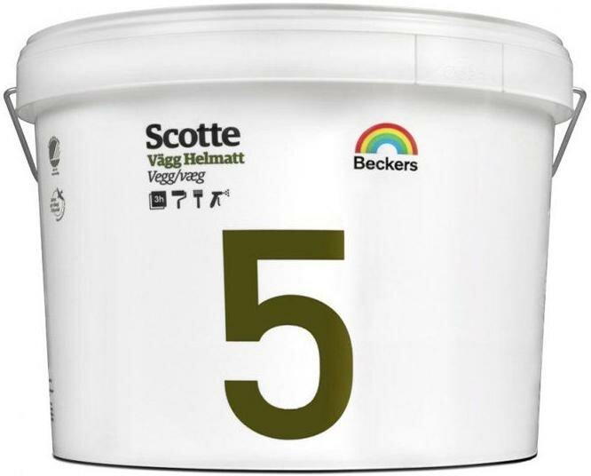 Beckers Scotte 5 / Беккерс Скотти 5 краска экологичная латексная для стен и потолков База А 9л