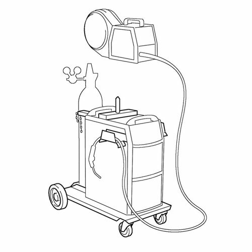 Тележка ESAB 2-х роликовая Trolley 2 Mig 4000i/5000i