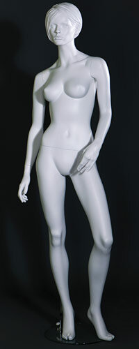 Манекен женский белый скульптурный LW-87