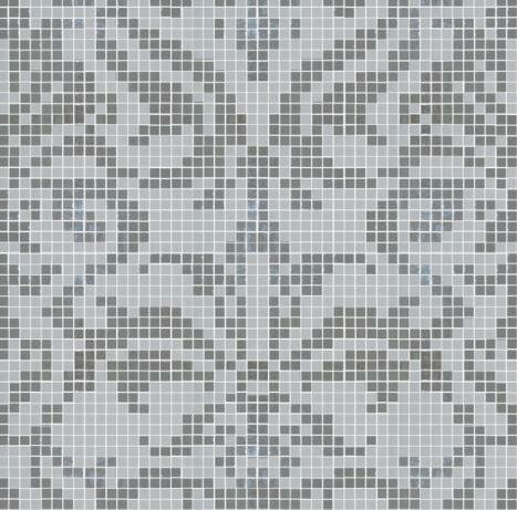 Мозаика Onix Mosaico Deco Patterns Oriental Dreams Grey 124.4x124.4