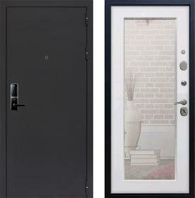 Дверь входная (стальная, металлическая) Сенатор Практик 3К Пастораль quot;Силк сноуquot; с электронным замком