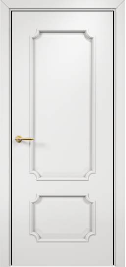 Дверь Оникс модель Палермо Цвет:эмаль белая по ясеню Остекление:Без стекла