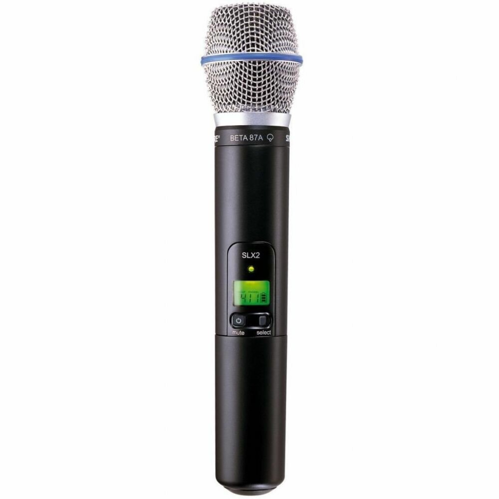 SHURE SLX2/SM86 P4 702 - 726 MHz ручной передатчик системы SLX с микрофонным капсюлем SM86