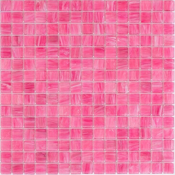 Мозаика стеклянная Alma STE495 Чистые цвета 20 мм Stella стекло,розовый,глянц,32.7x32.7