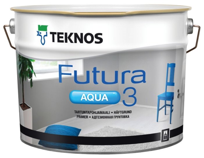 Teknos FUTURA AQUA 3 матовая адгезионная грунтовка , 9.0л