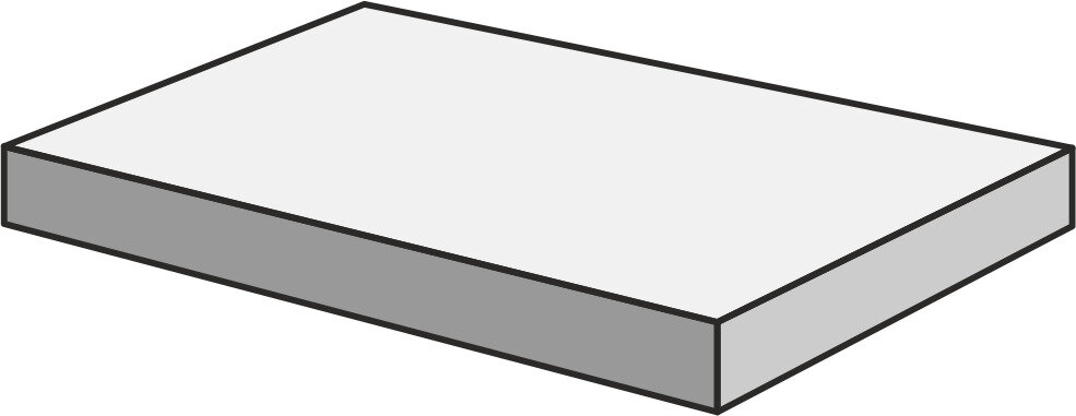 Ступень угловая из керамогранита Impronta Icône Bleu IB02S8R_IconeBeigeAng.SxSq.2Cm ( шт)