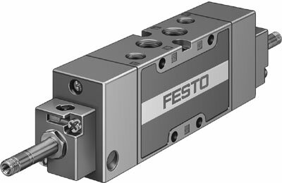 Распределитель с электроуправлением Festo MFH-5/3E-1/4-S-B