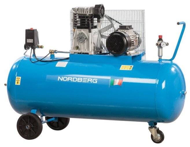Компрессор масляный Nordberg NC200/480, 200 л, 3 кВт