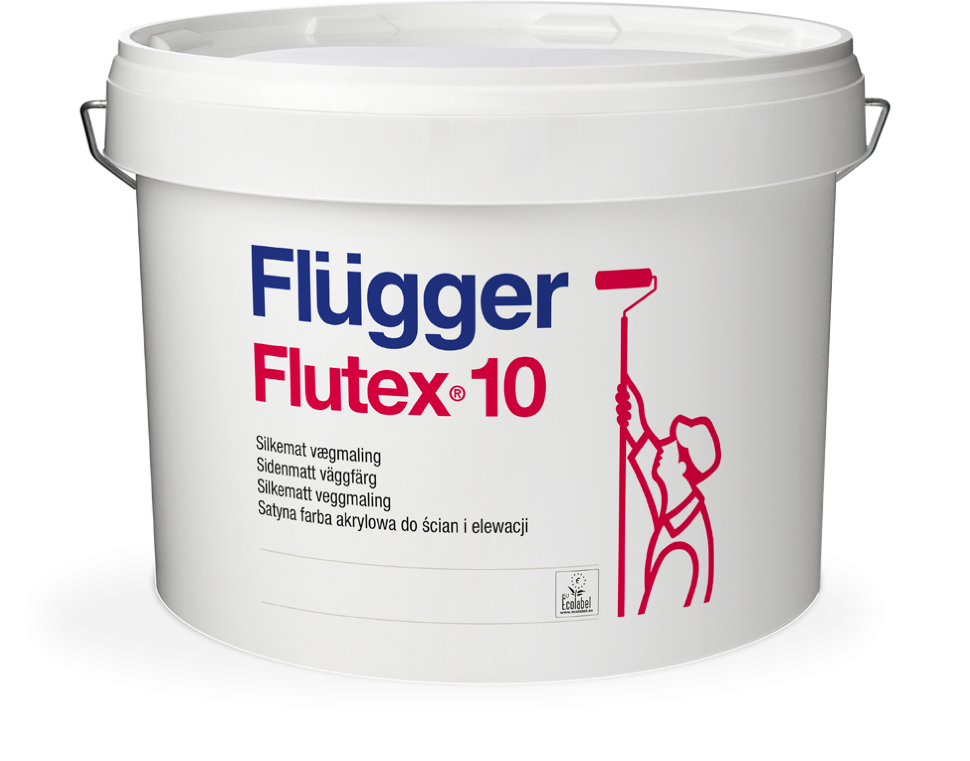 Flugger Flutex 10 | Флюгер Флютекс 10 Краска шелковисто-матовая (9,1 л.)