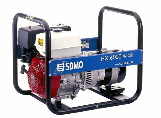 Бензиновый генератор SDMO HX6000 C (5500 Вт)