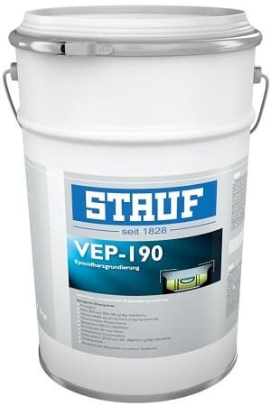 VEP-190 2-комп. эпоксидная грунтовка, влагоизоляция до 6% СМ STAUF (Стауф) - 10 кг, Производитель: Stauf