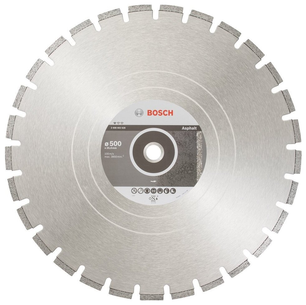 Алмазный диск Bosch Standard for Asphalt 500х25.4 мм (2608602628)