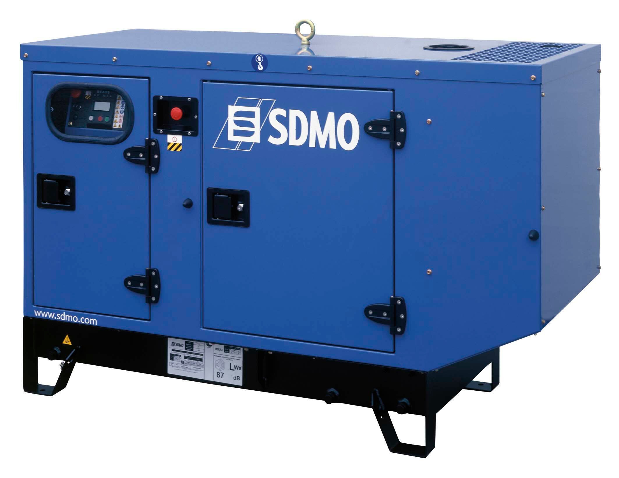 Дизельный генератор SDMO K21H в кожухе