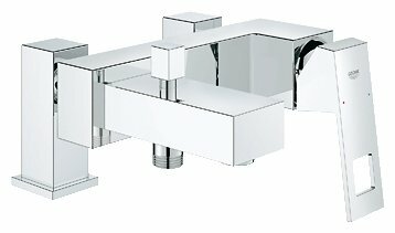 Смеситель для ванны с подключением душа Grohe Eurocube 23143000 однорычажный встраиваемый