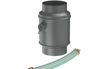 Металлические водостоки Aquasystem Желоб 125 мм/Труба 90 мм PURAL MATT Водосборник цилиндрический