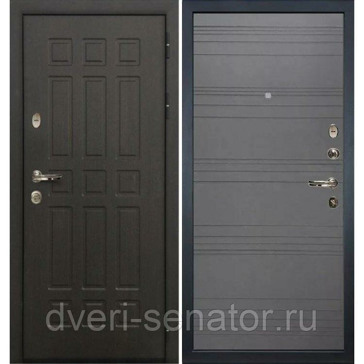 Лекс 8 Сенатор цвет №70 Графит софт входные металлические двери в квартиру