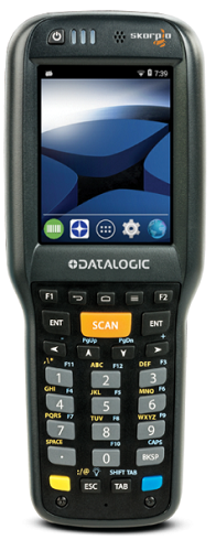 Datalogic Терминал Datalogic Skorpio X4 Hand held, 802.11 a/b/g/n MIMO CCX v4, Bluetooth v4, 1GB RAM/8GB Flash, 28-Key Numeric, Green Laser-like 1D Imager w Green Spot, Android 4.4, EU 942550019
