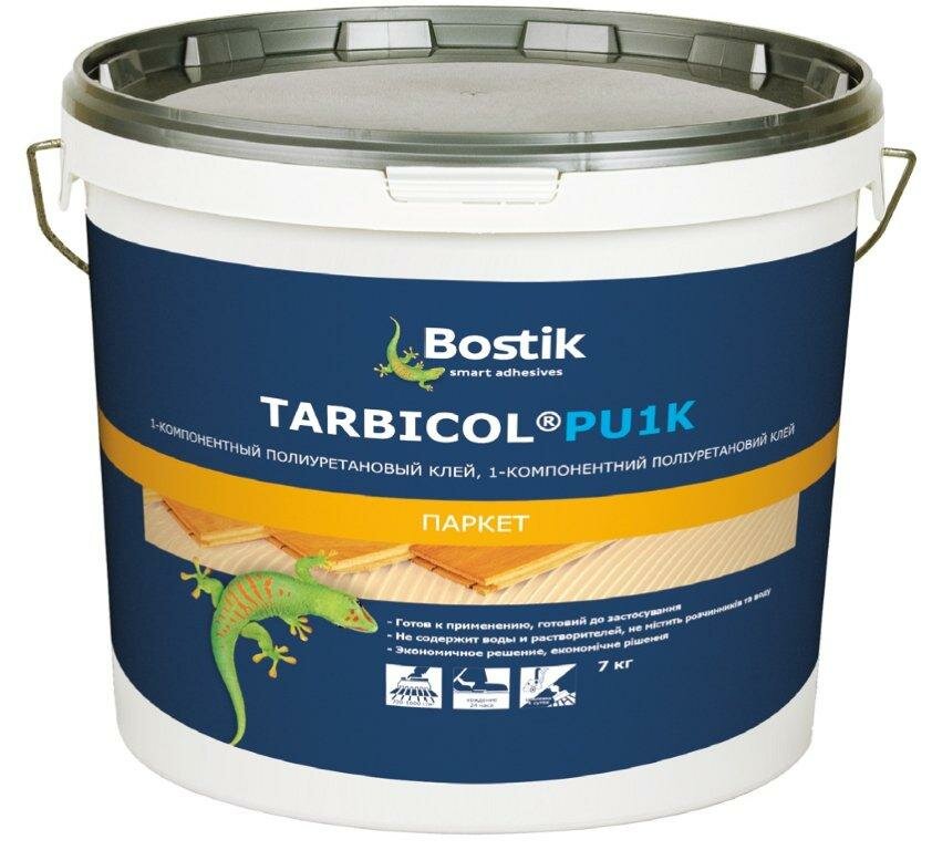 Клей Бостик Тарбикол Bostik TARBICOL PU 1K Франция 21 кг однокомпонентный полиуретан для внутренних работ и паркета
